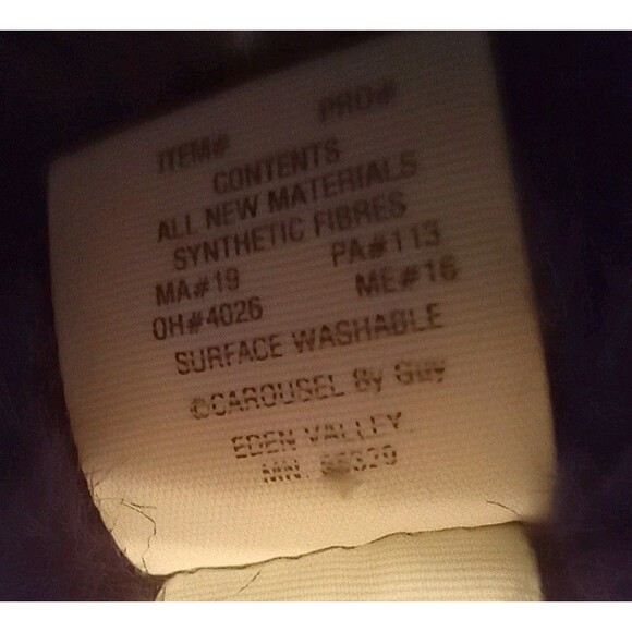 Carousel By Guy Plush Brown Grizzly Bear Vintage 18” Teddy - Cabin Gift 1980s - Picture 14 of 16